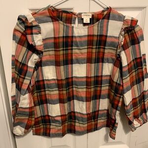 Crewcuts tartan shirt size 10